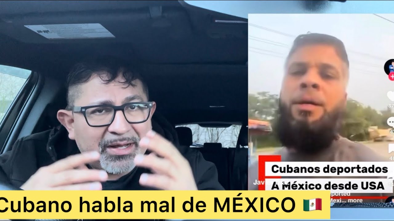 CUBANO DEPORTADO A MÉXICO 🇲🇽 enojado, quejandose, dice que muy inseguro? 😡