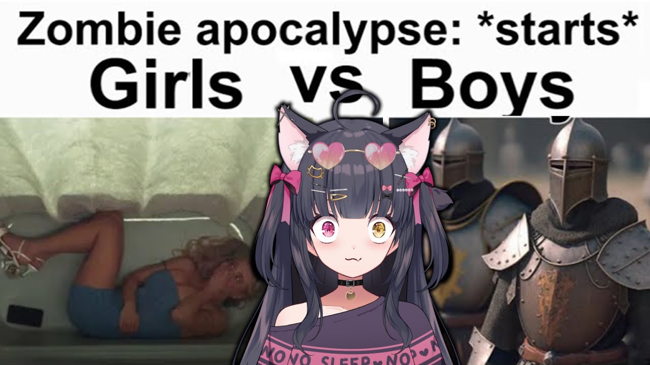 GUYS IS THIS TRUE?? || BOYS VS GIRLS MEMES ZOMBIE APOCALYPSE (reaction)
