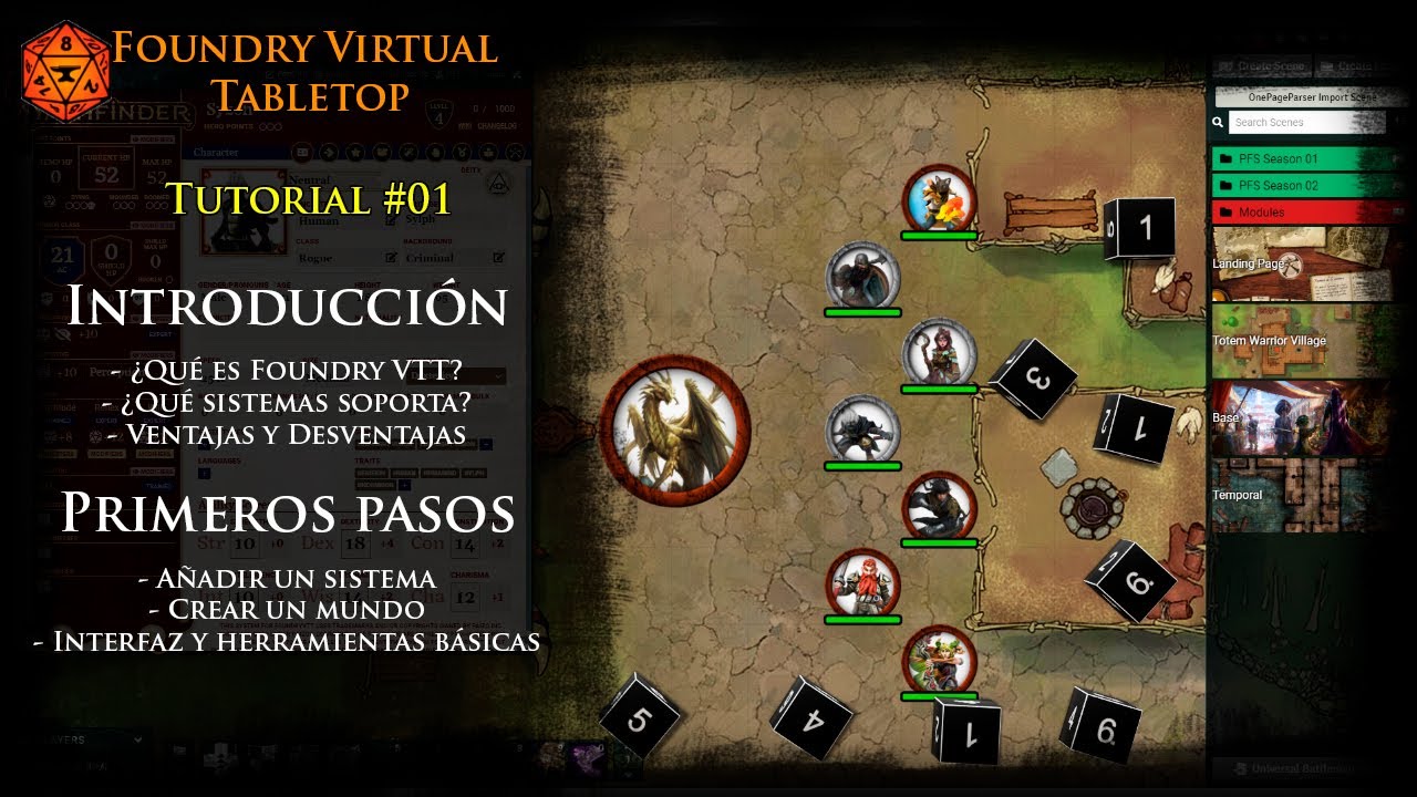 Foundry VTT [Tutorial #01] Introdución y primeros pasos