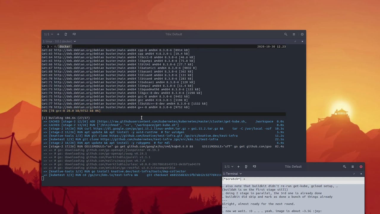 buildah vs buildkit (tektoncd/plumbing image)
