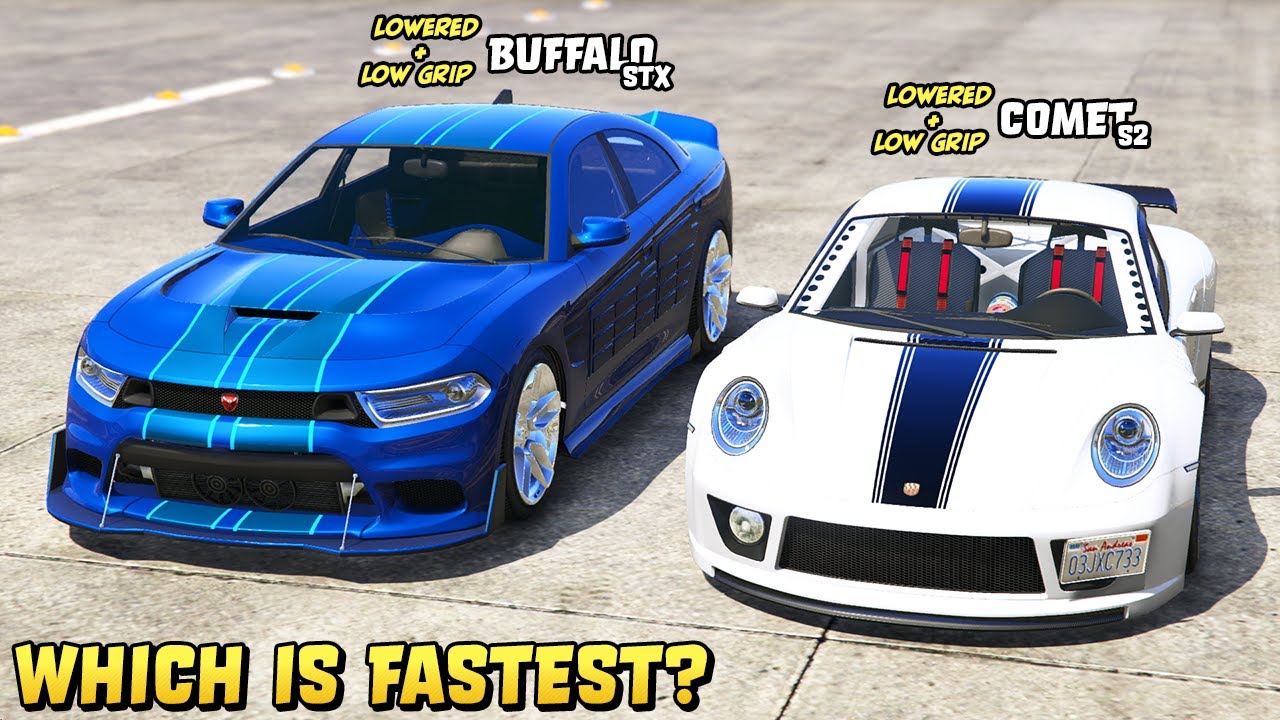 GTA 5 - BUFFALO STX vs COMET S2 - Which is Fastest?