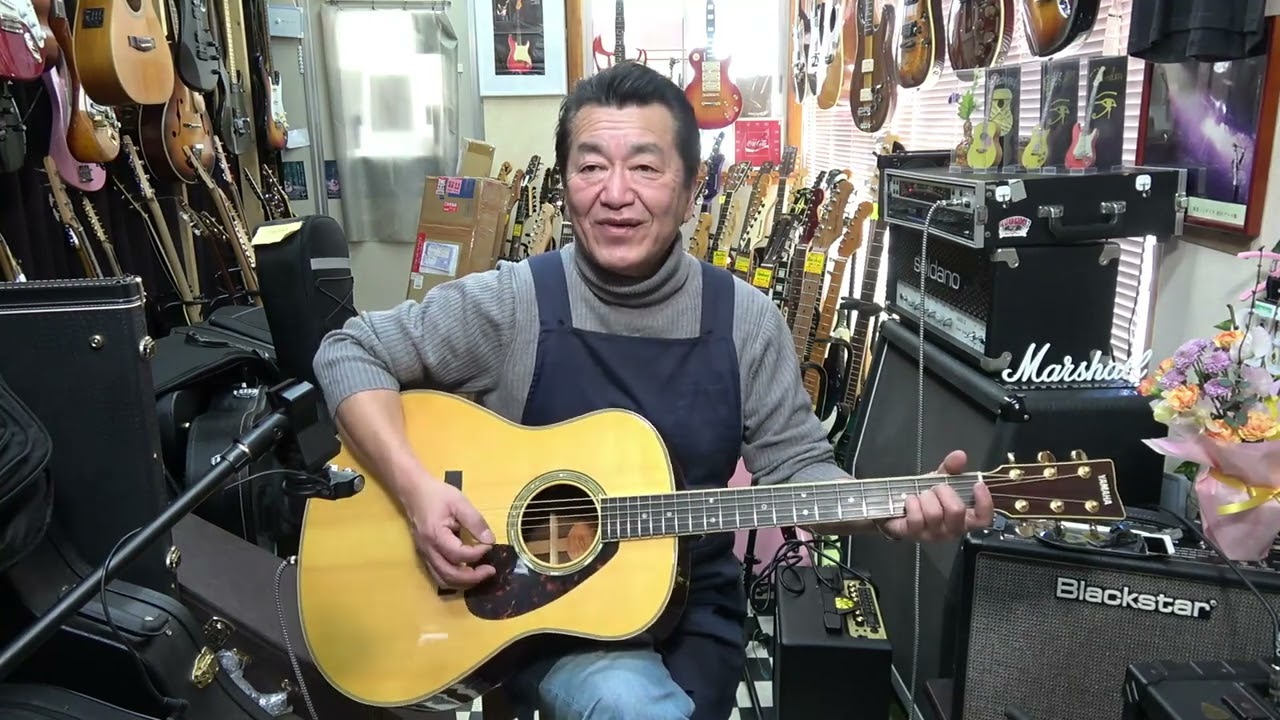 YAMAHA  LL-16 A.R.E  2015年製　オール単板、エボニー指板 PU付！　　　　　No 56