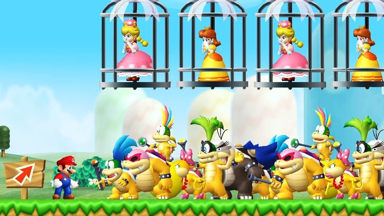 Can Mario Beat 999 Koopalings and rescue 999 Daisy's & Peachette's in New Super Mario Bros. Wii?