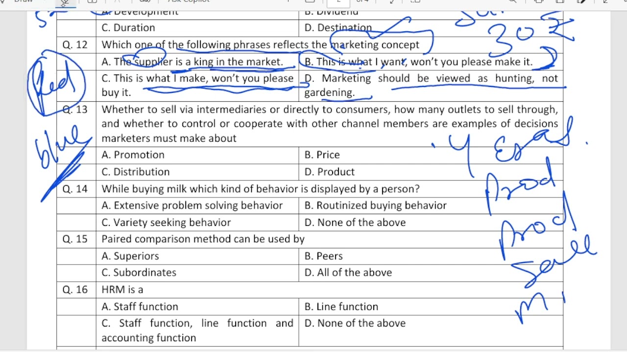 PhD Entrance Exam  Management Paper Solution | Solved Question Paper with Explanation By JRF  Nisha