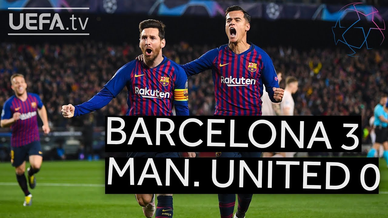 BARCELONA 3-0 MAN. UNITED #UCL HIGHLIGHTS