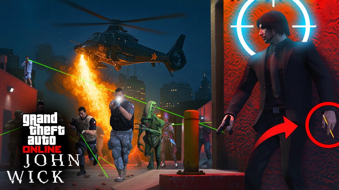 Soy JOHN WICK Por 1 Día en GTA 5 Online!