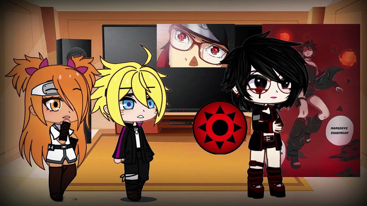 {Boruto and his friend's react to Sarada 🥀} use 2x speed❤️