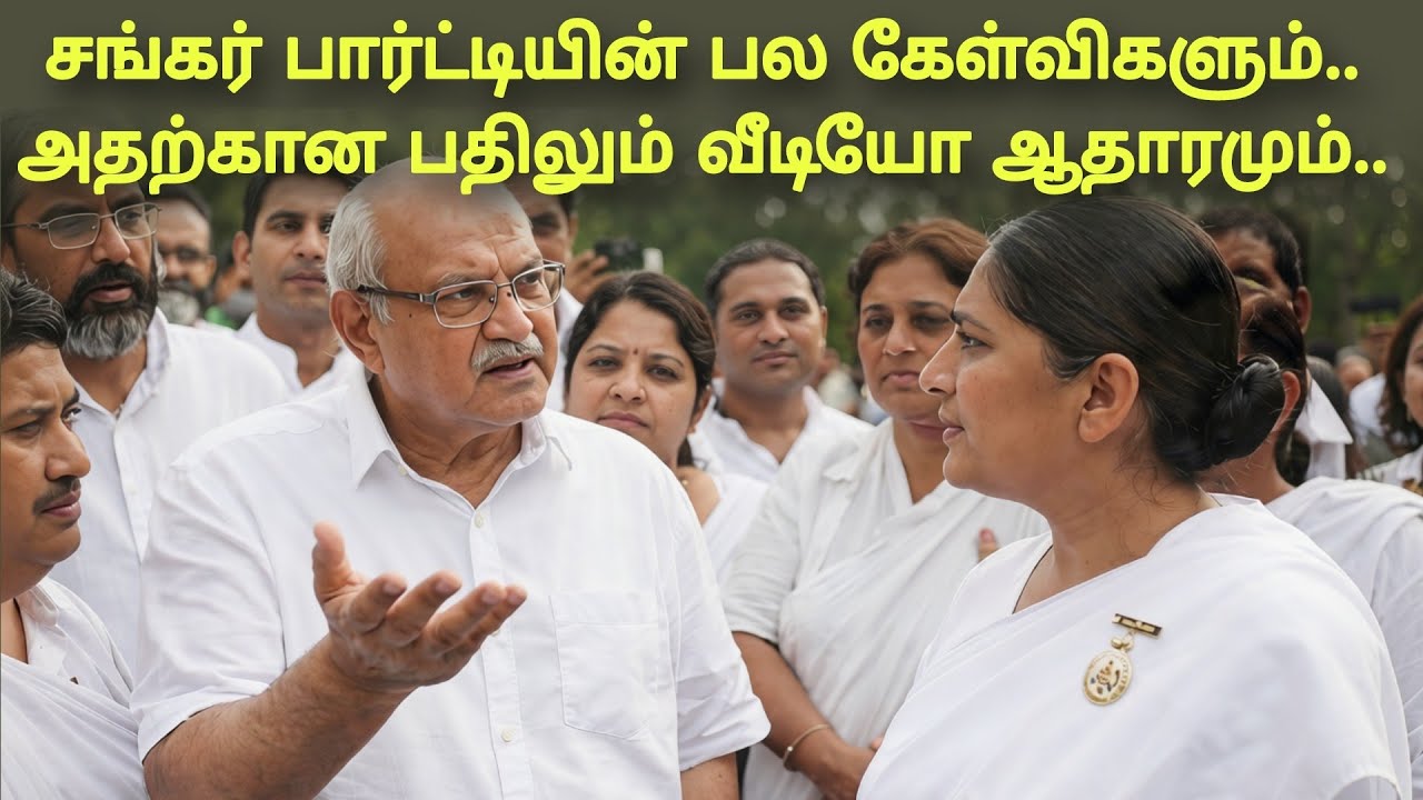 Shankar party கேள்விகளும் அதற்கான ஆதாரங்களும்..