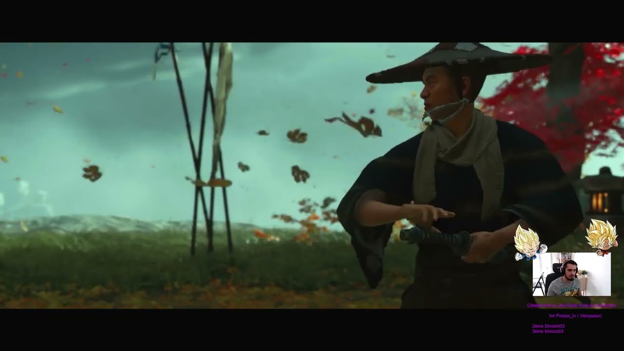 Les différents affrontements contre les légendaires chapeaux de paille de l'ile de Tsushima 🏯🎮😱