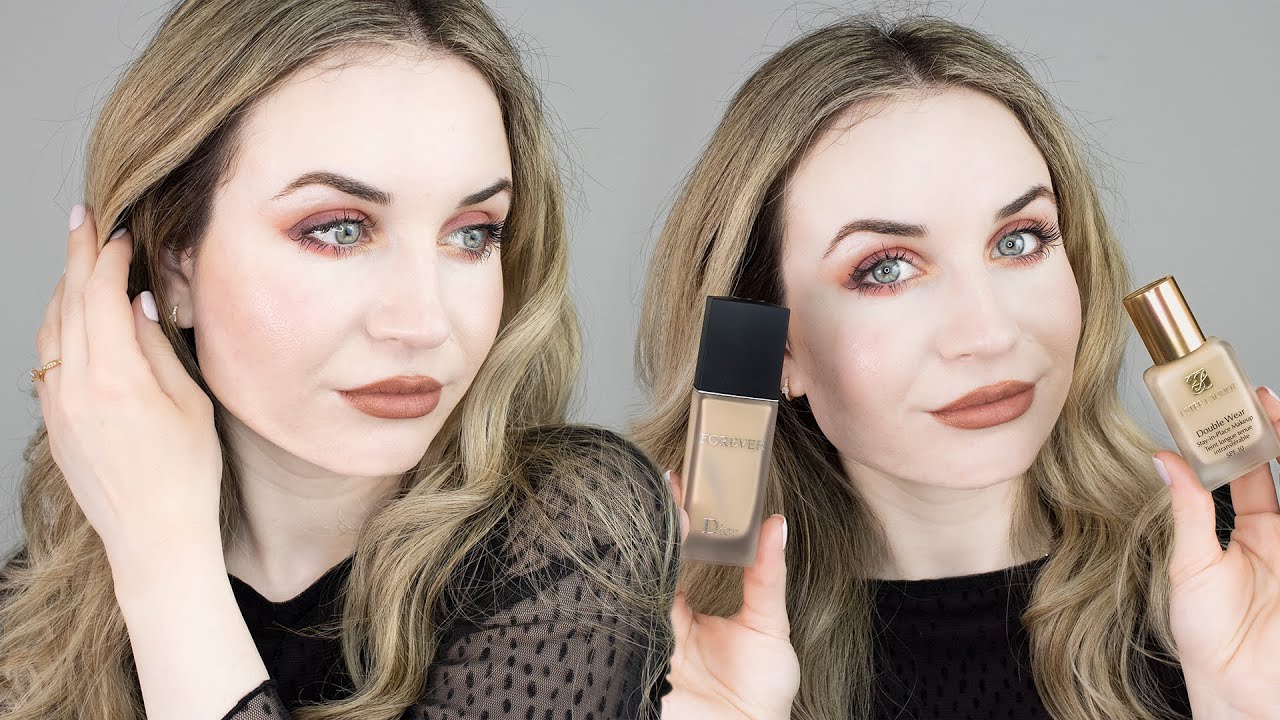 ESTEE LAUDER Double Wear vs. DIOR FOREVER MATTE Foundation | Foundation Battle | Makeup Review
