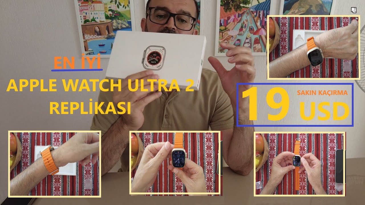Harika Bir Apple Watch Ultra 2 Replikası DtNO1 - DT ULTRA 10 - 19 USD  Sakın Kaçırmayın!