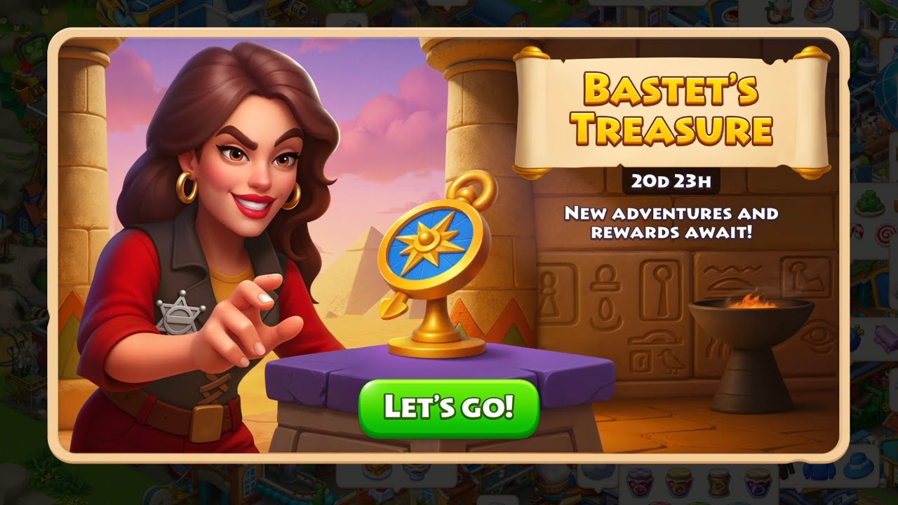 Township. New Treasure Hunt. Without the side card bonus tasks?? Quick look at what awaits.