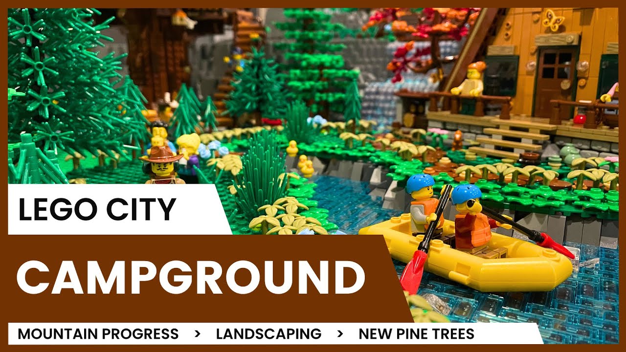 Mountain Extension & Campground Landscaping - LEGO City Update