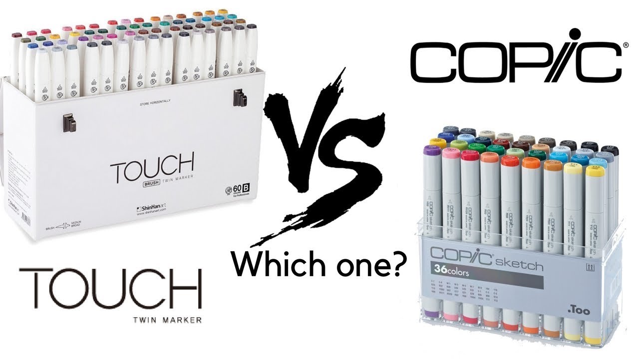 Touch Markers vs Copic Markers