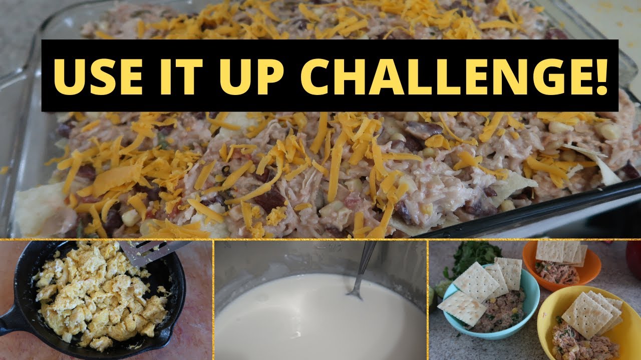 NO BUY WEEK//USE IT UP CHALLENGE//FRIDGE, FREEZER & PANTRY