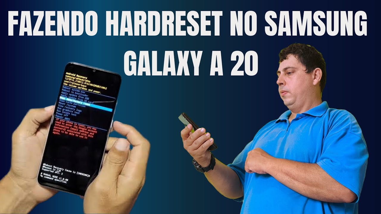 COMO FAZER HARD RESET NO SAMSUNG GALAXY A20 