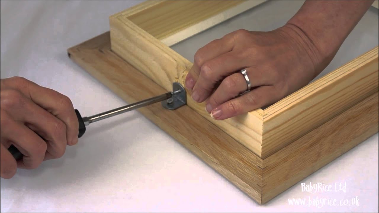 BabyRice - How to Put Together a Deep Shadow Box Display Frame