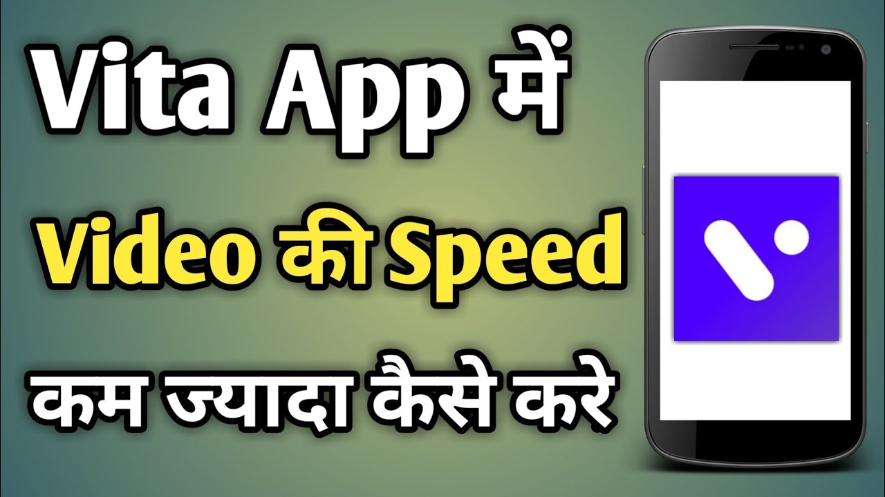 How To Change Video Speed In Vita App | Vita App Slow Fast Video