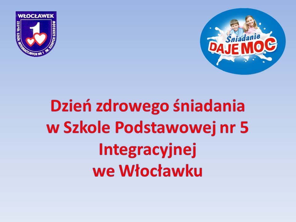 Dzień zdrowego śniadania SP5 Włocławek