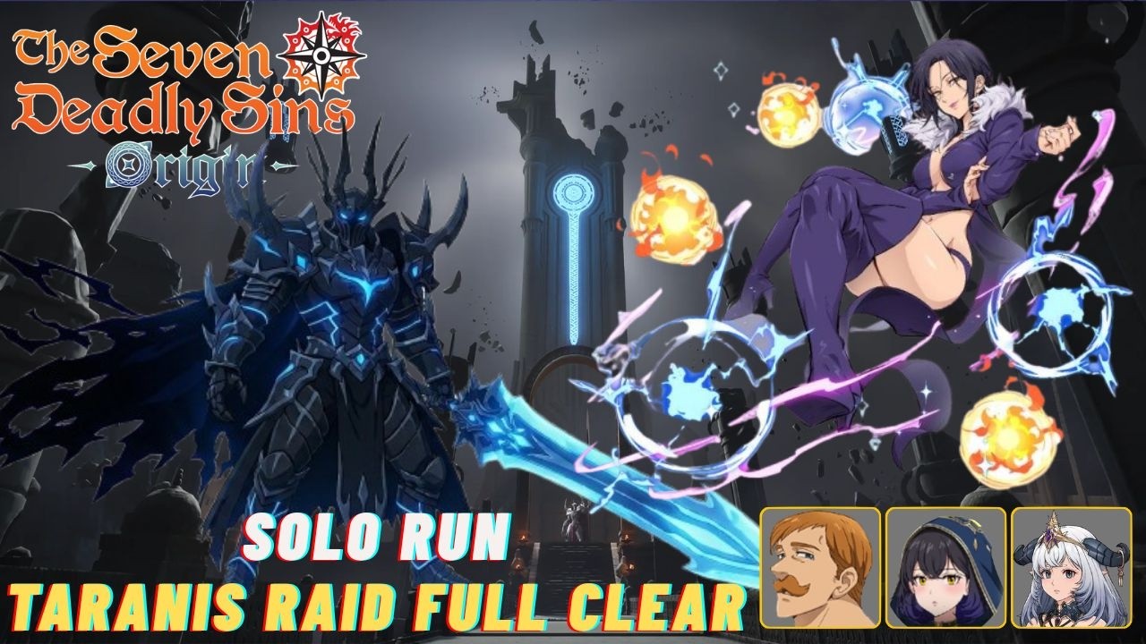 Taranis Raid All Bosses Full Clear with P6 Merlin - Seven Deadly Sins Origin PS5 Gameplay