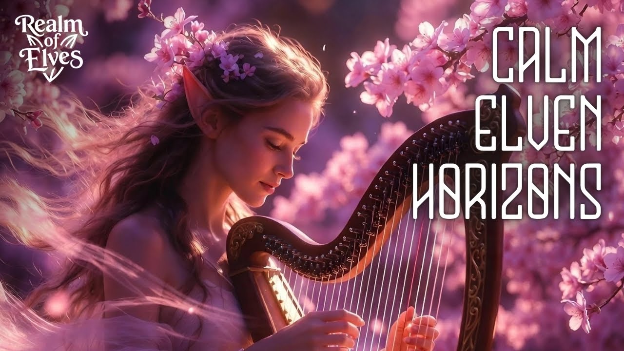 Calm Elven Horizons | 1 Hour Fantasy Ambience Instrumental Music for Relaxing & Focus