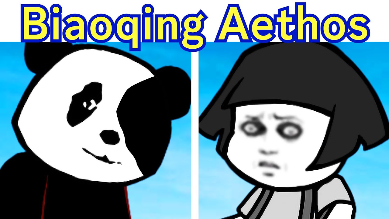 FNF BIAOQING AETHOS: Congratulations (Chinese Memes Aethos Panda Head vs Mushroom Head)