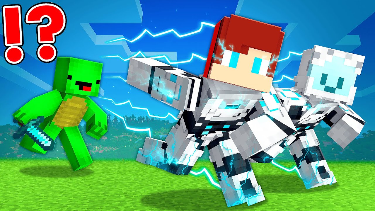 CURRENT Speedrunners vs Hunter in Minecraft - Maizen JJ and Mikey