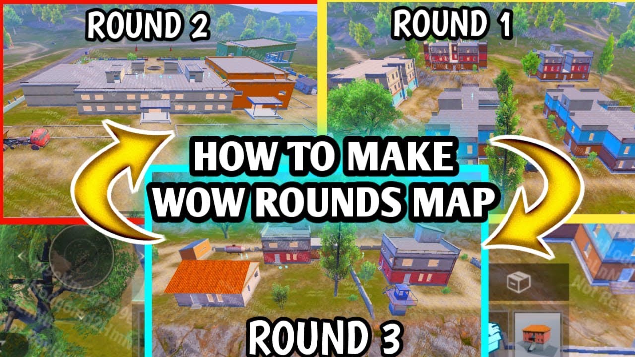 How to make wow erangle round map | round management device | wow erangle round match tutorial