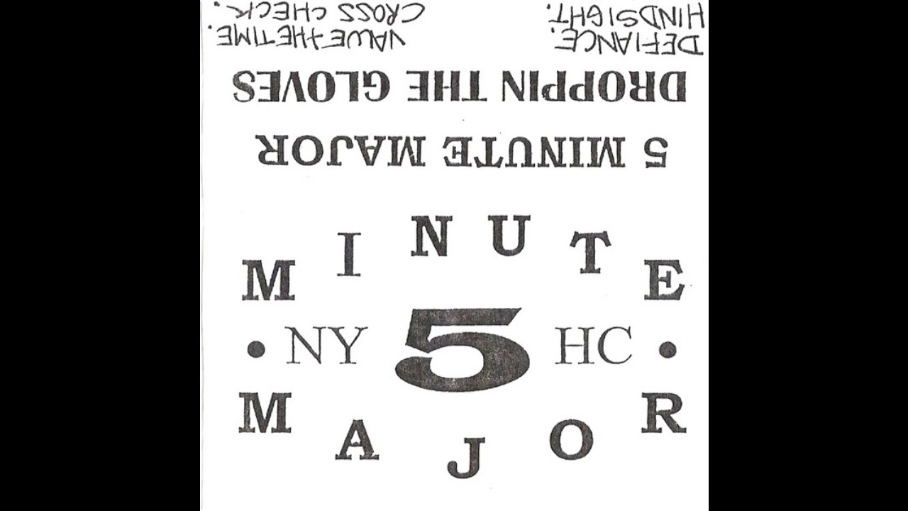 5 Minute Major – Droppin The Gloves (Demo 1998)