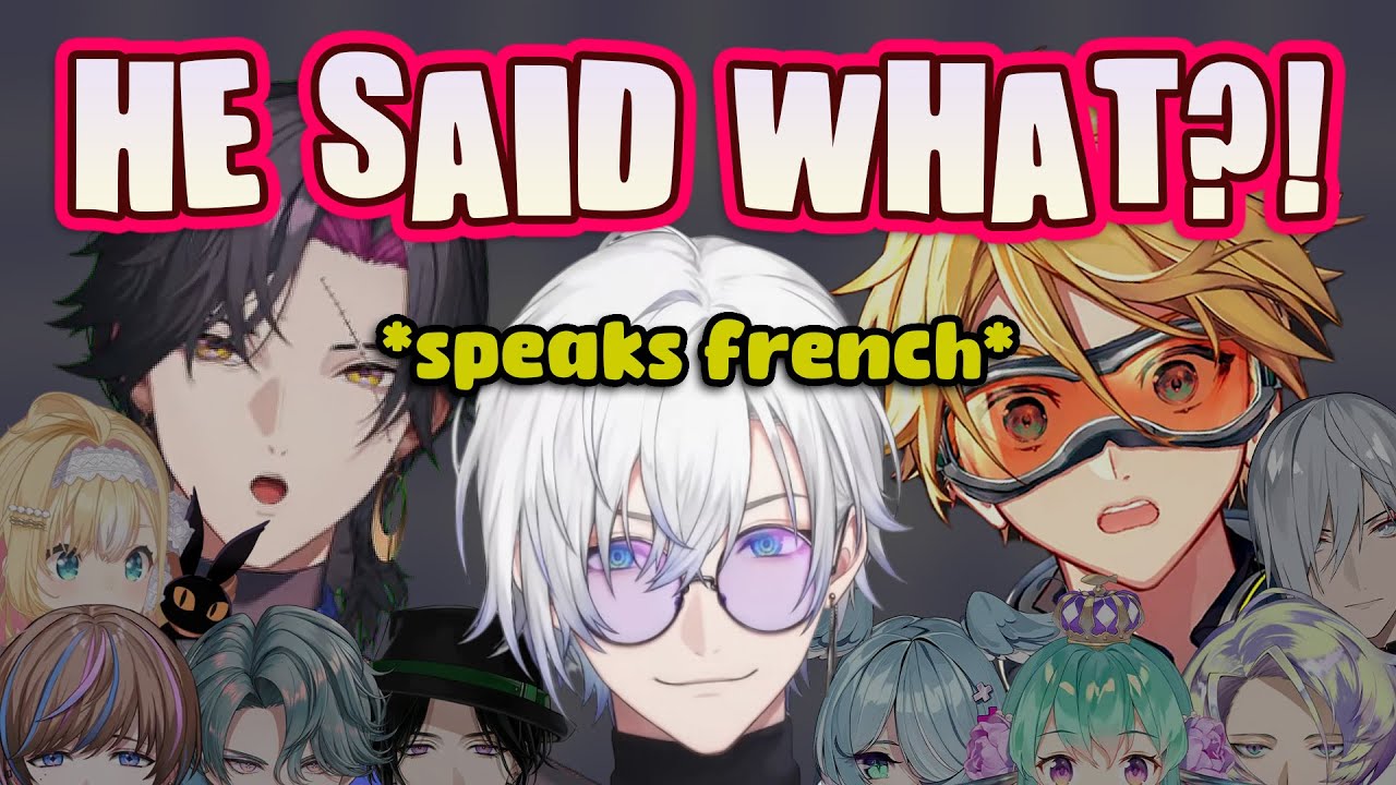 Kaelix speaks French and Zali and Willy thought he said something SUS 【NIJISANJI EN CLIP】