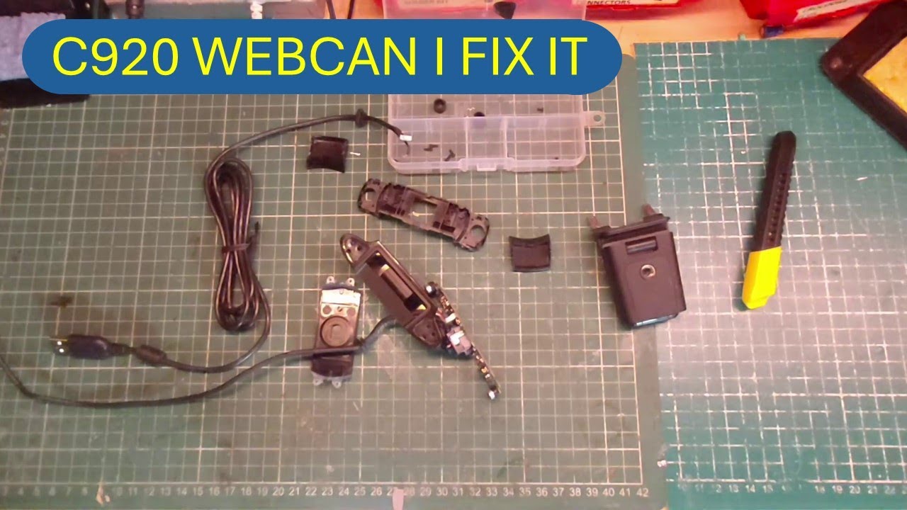 Can I fix this Logitech C920 webcam