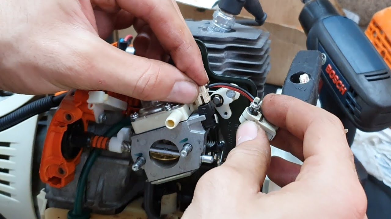 Como trocar o CARBURADOR da rocadeira STIHL FS 460 C