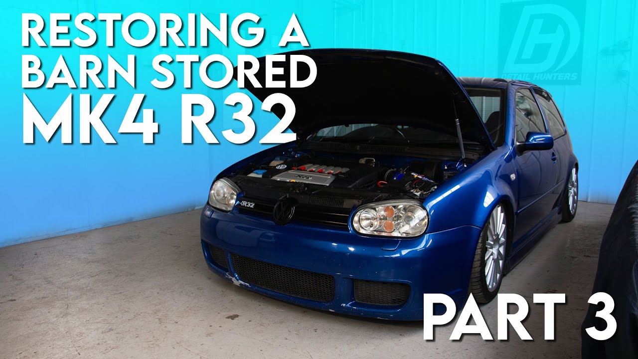 Restoring A Mk4 R32 Engine Bay WITHOUT Water [ Part 3 ]