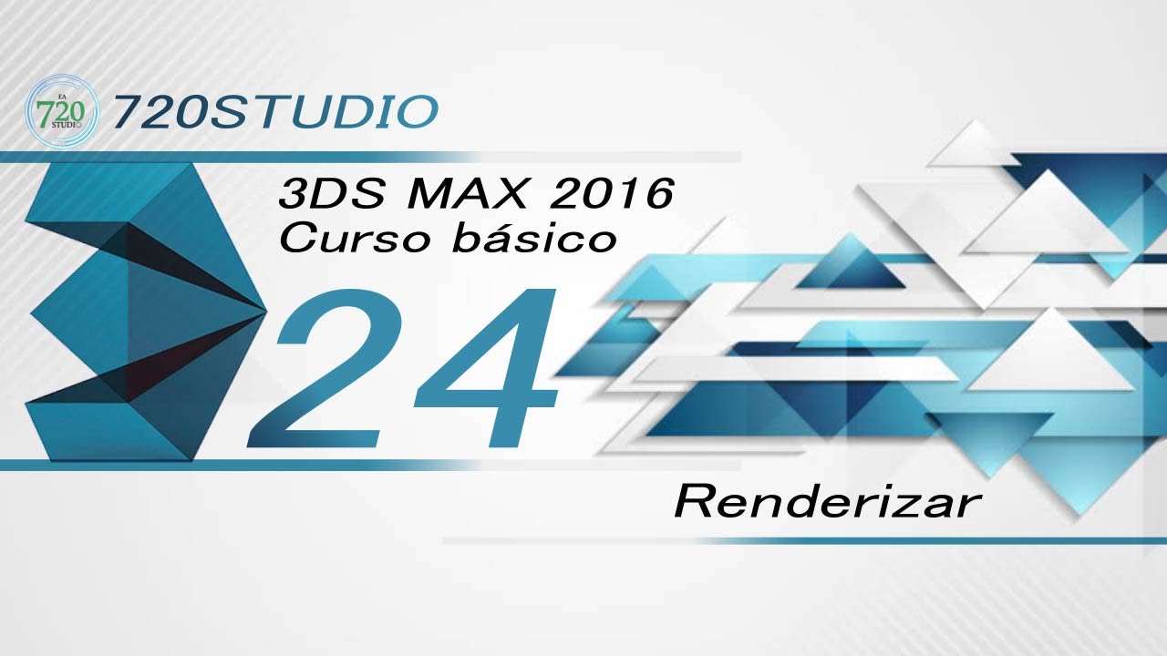 3ds Max 2016 - Renderizar - Tutorial Básico 24 - En Español