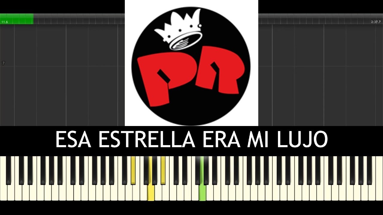 Patricio Rey y sus Redonditos de Ricota ➡ Esa Estrella Era Mi Lujo 🎹 Partitura Piano Tutorial FÁCIL