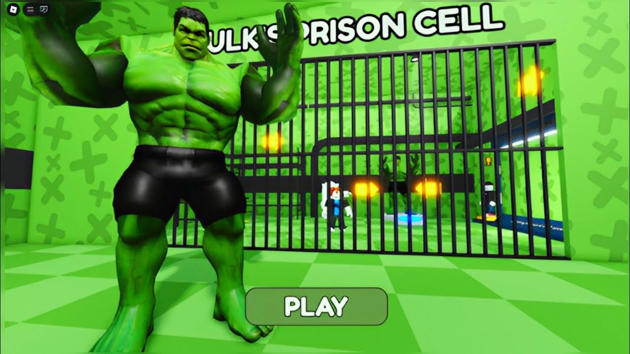 HULK'S PRISON RUN! (Obby)