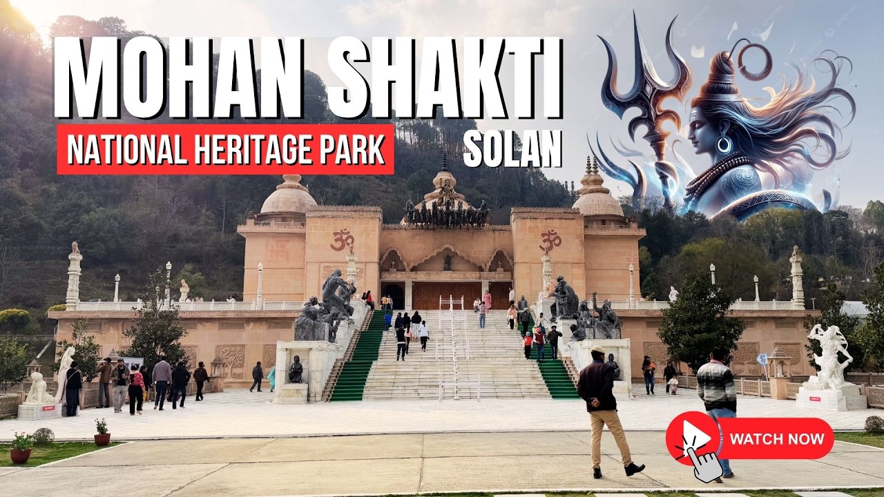 Mohan Shakti National Heritage Park Solan 🌿 Hidden Gem of Himachal #mohanshakti #shivji #solan #vlog