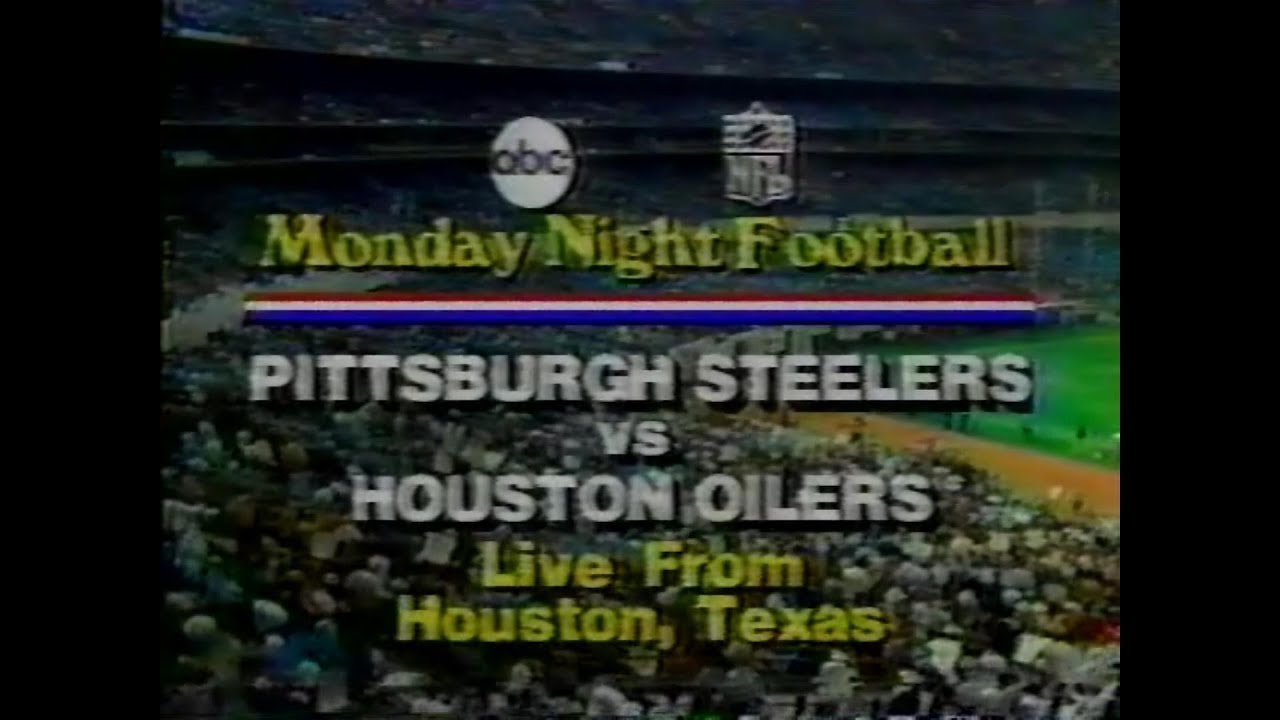 1979-12-10 Pittsburgh Steelers vs Houston Oilers