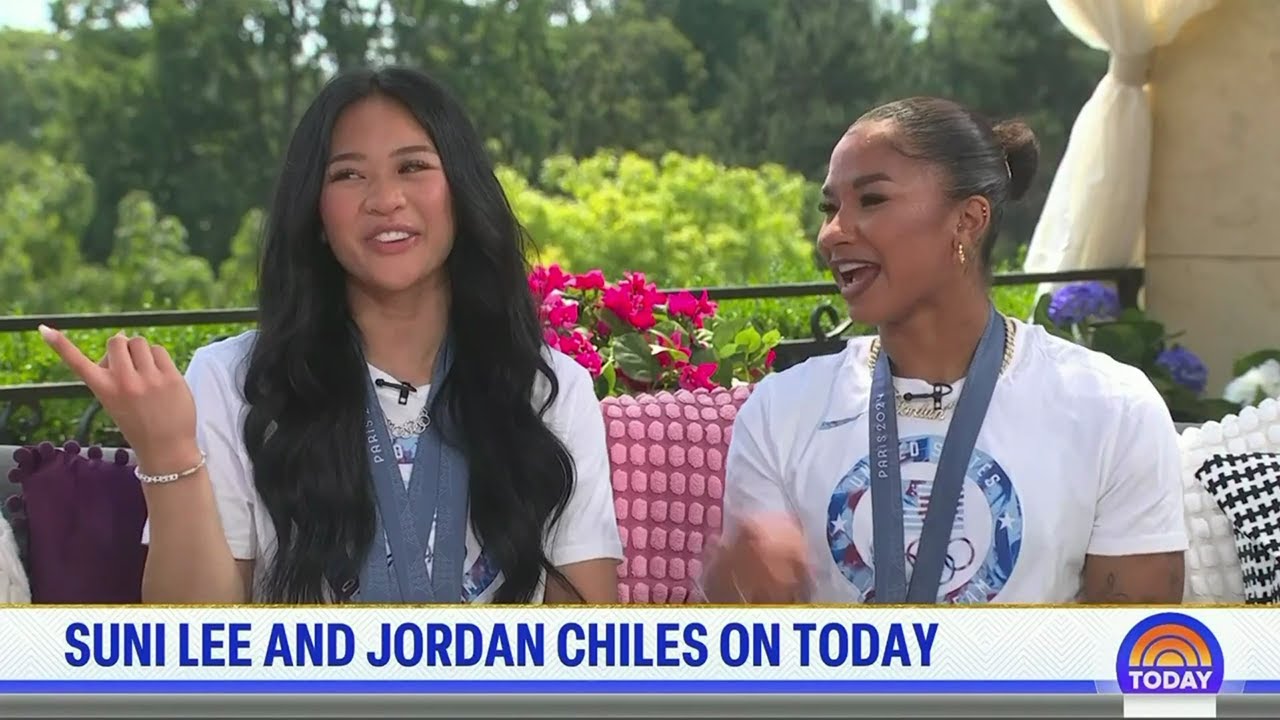 Suni Lee & Jordan Chiles Today Show Interview at Paris Olympics (Aug. 2, 2024)