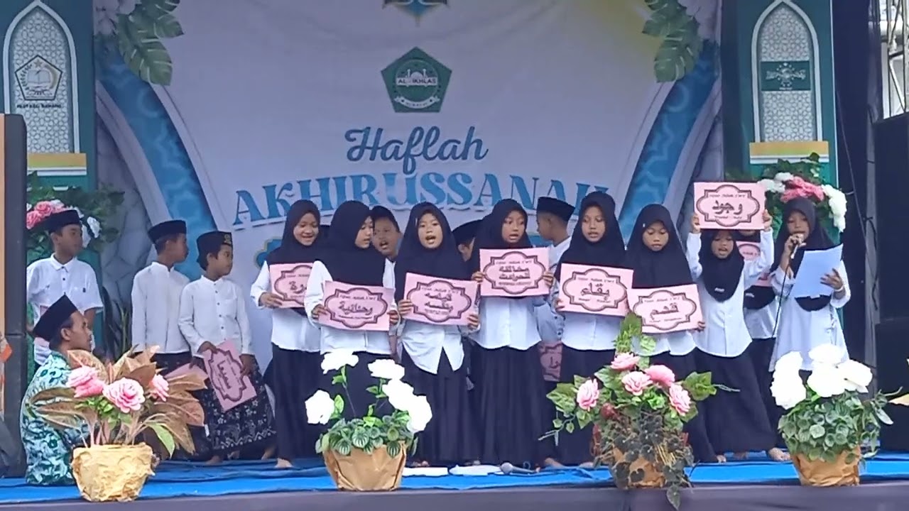 #madin Al-Ikhlas desa surjo #penampilan santri kelas 3