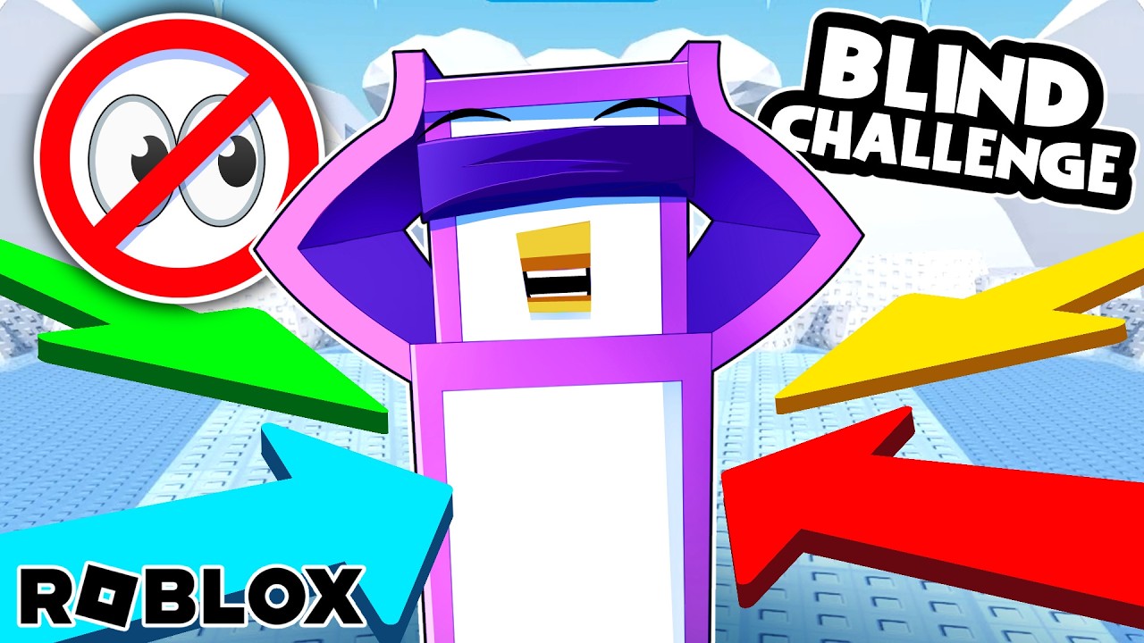 KNOCKOUT aber BLIND SPIELEN Challenge! Roblox Dania vs Kaan