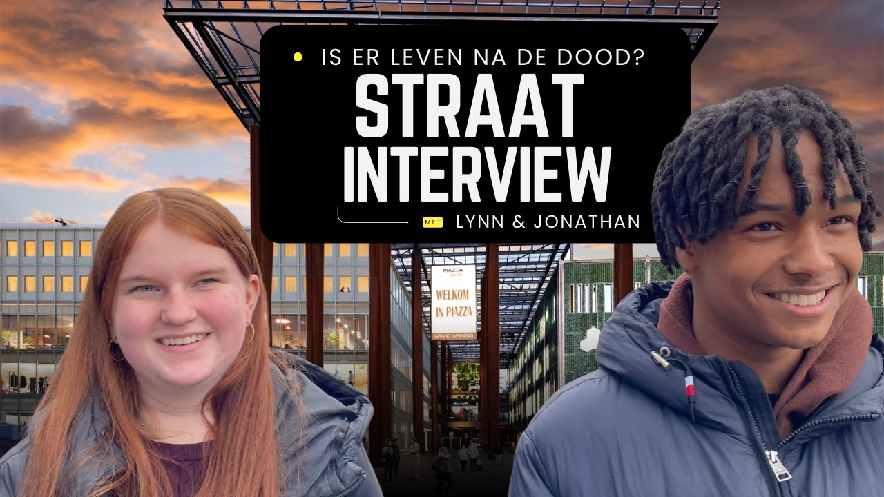 Evangelisatie - straat interview - twee jonge mensen