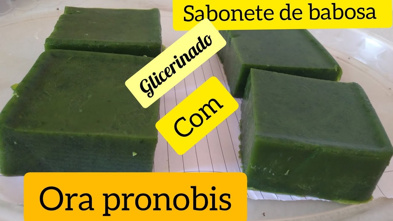 Sabonete de Babosa e ora Pronobis ou Aloe vera e ora pro nobis caseiro