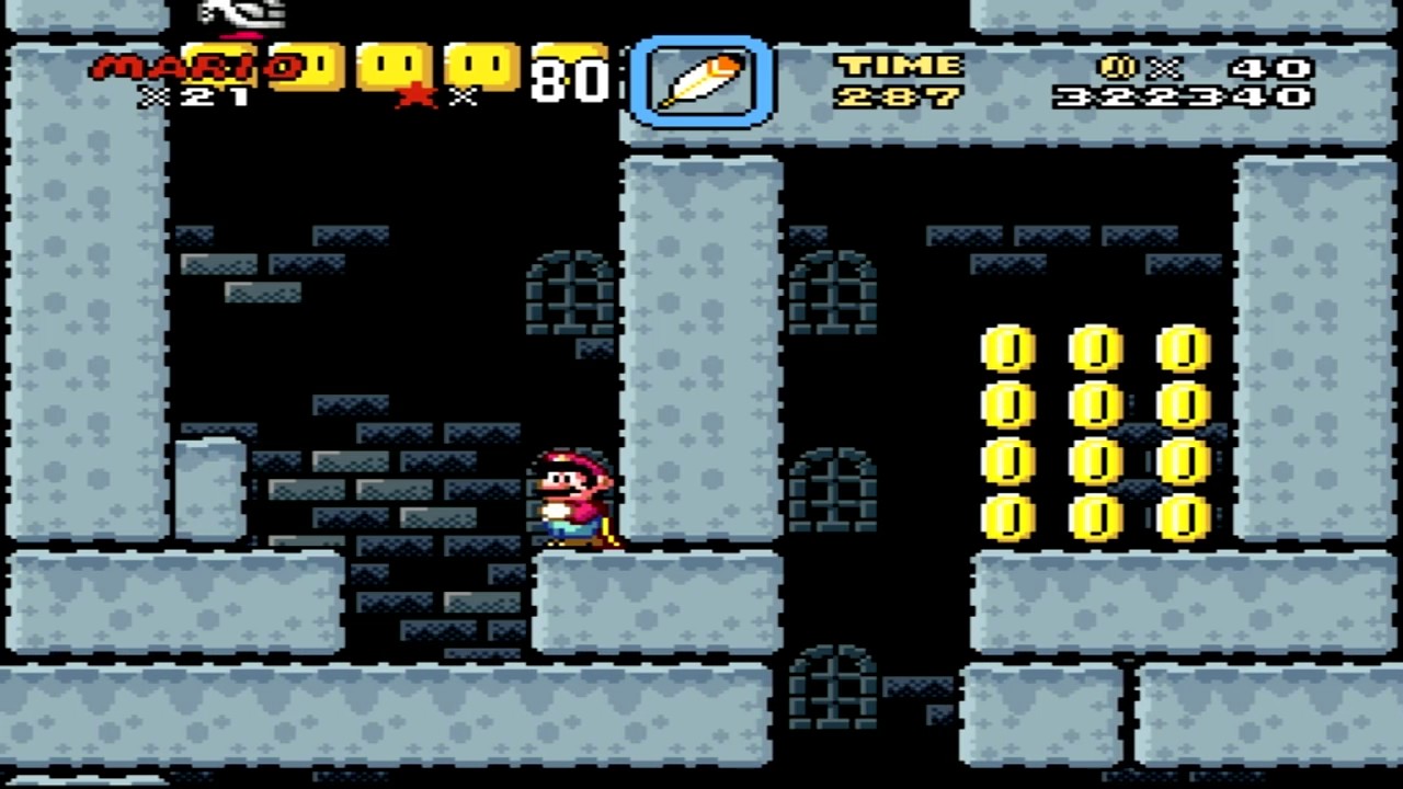 Super Mario World (SNES) Morton's Castle