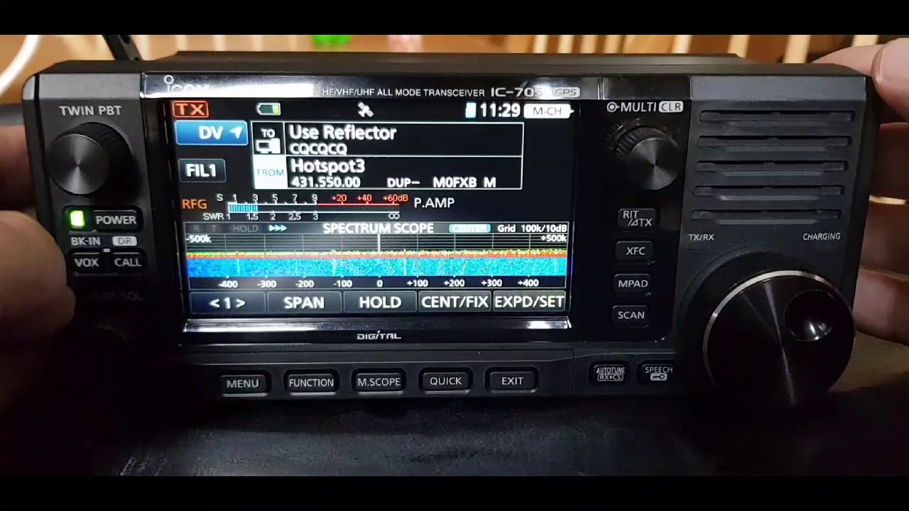ICOM IC-705 Dstar adding multiple Hotspots