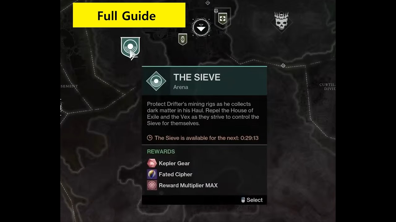 Full guide to the Sieve activity ( full play through)