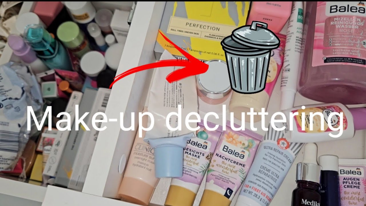 Make-up Decluttering | Decluttering della postazione make-up | Rose petals 🌹 