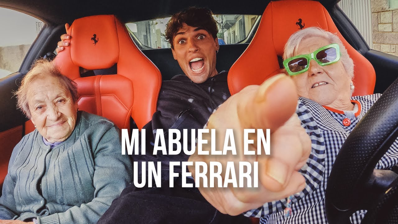 SORPRENDO a mi ABUELA con un FERRARI