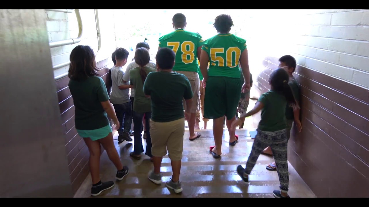 Kaimuki Youth Development Organization- Kaimuki Football- A Day at Palolo Elementary School. 2018