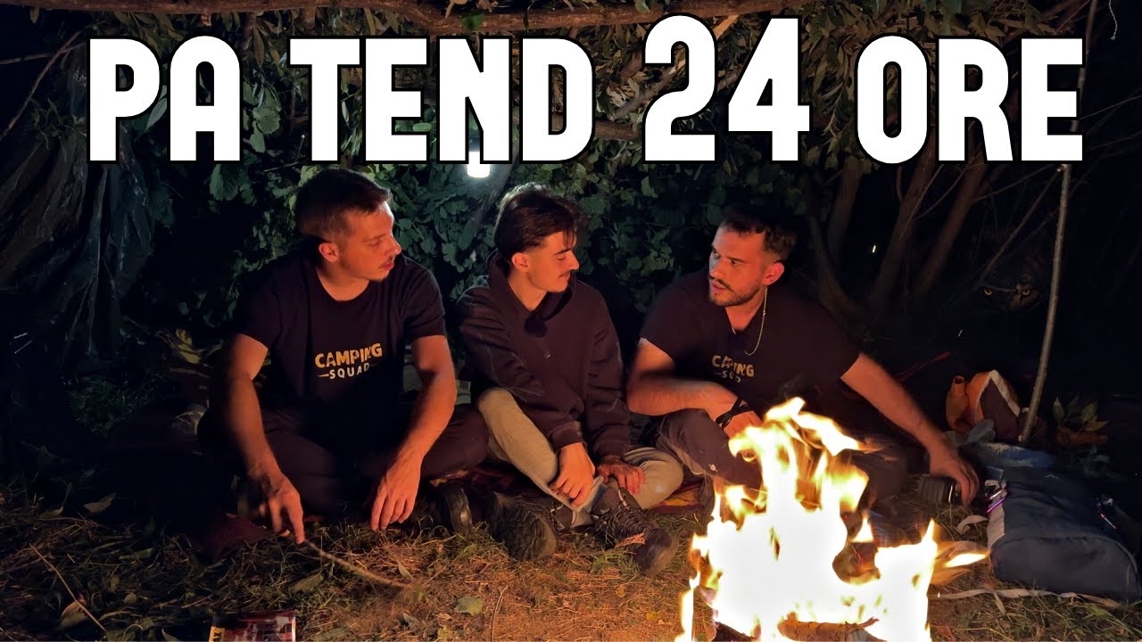 SURVIVAL NE MAL 24 ORE VETEM ME SHELTER - CAMPING SHQIP BUSHCRAFT 🔥🌲